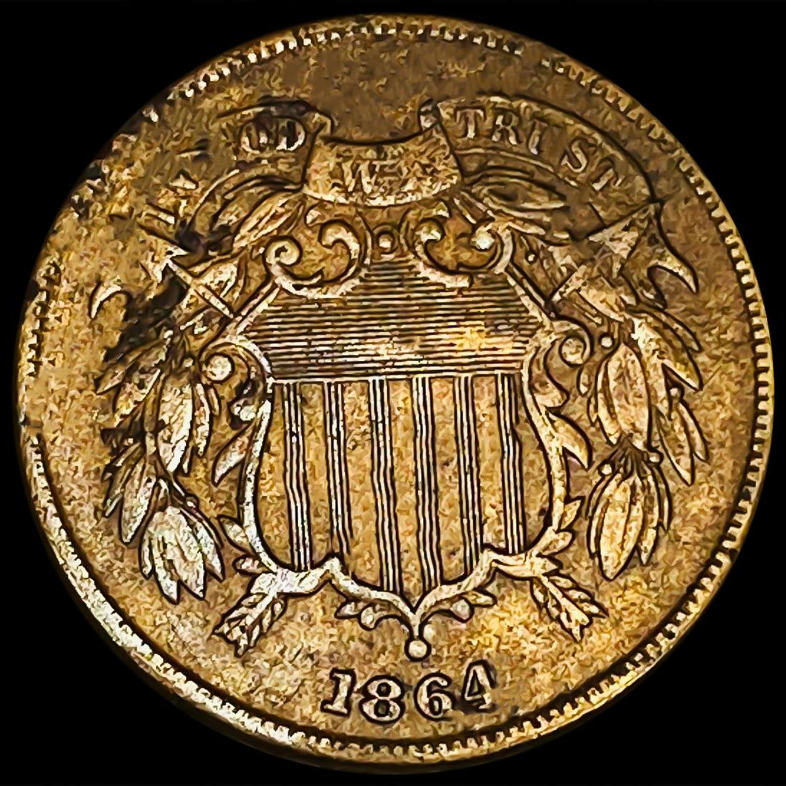 1864 Two Cent Piece CLOSELY UNCIRCULATED (1 of 2)