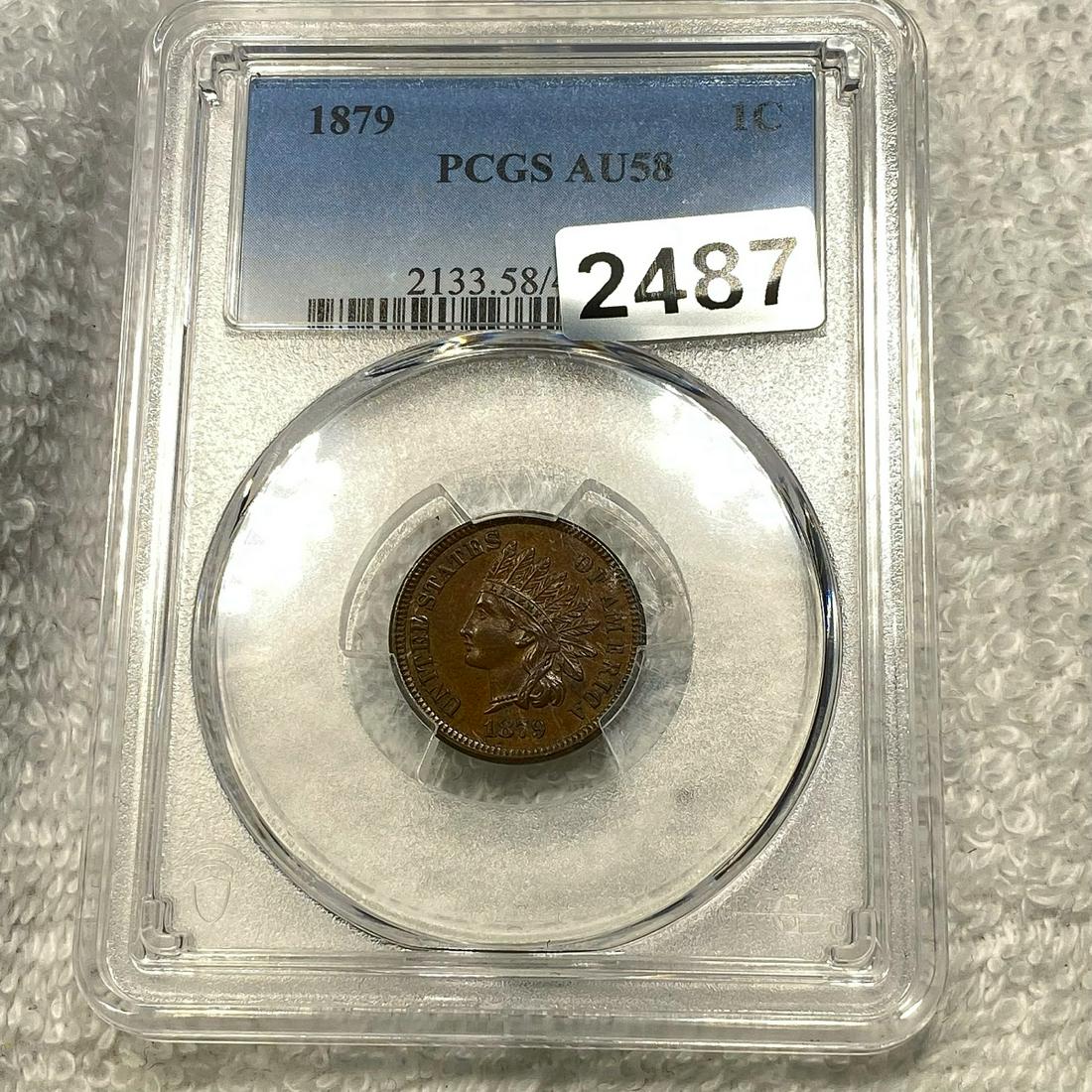 1879 Indian Head Cent PCGS - AU58 (1 of 2)