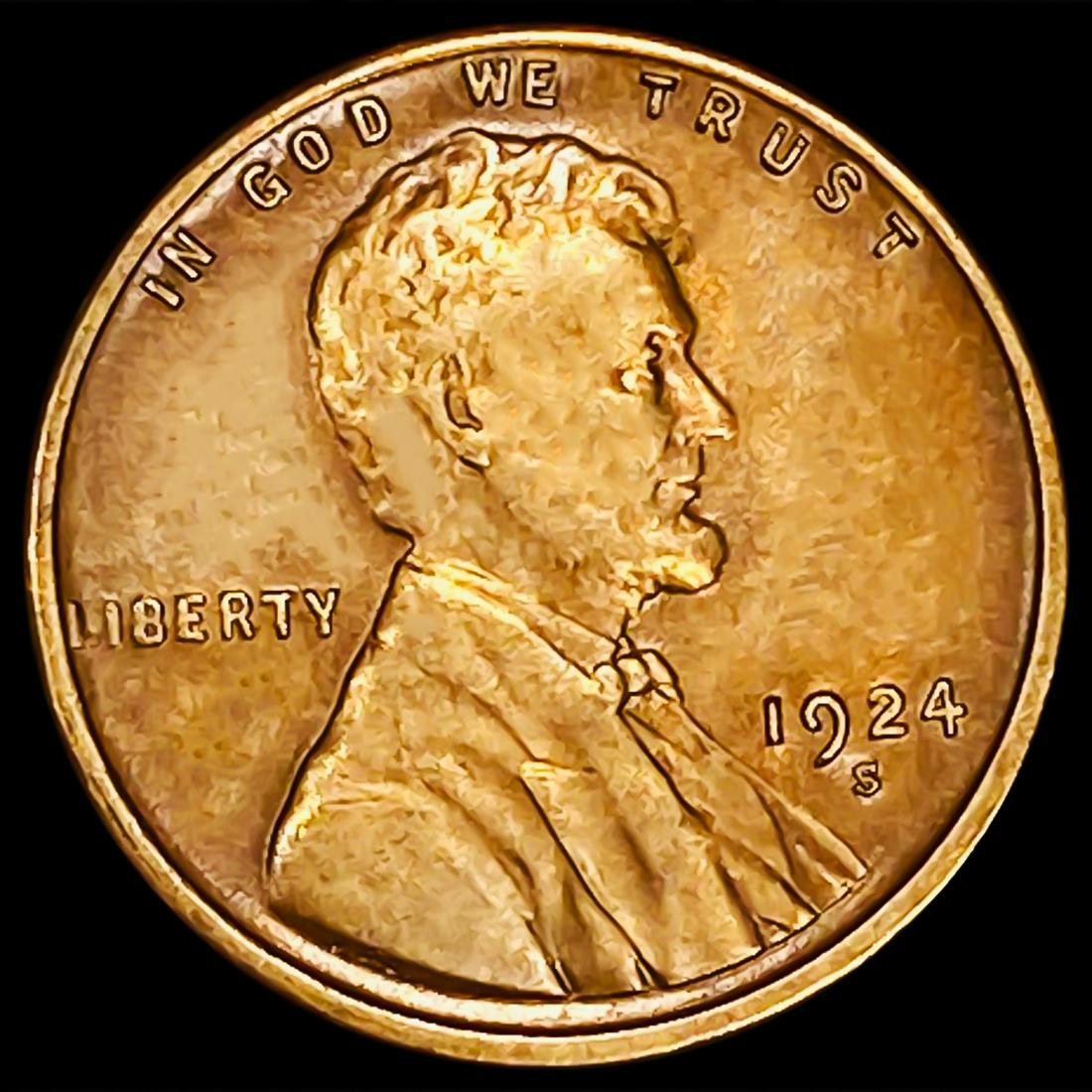1924-S Wheat Cent UNCIRCULATED (1 of 2)