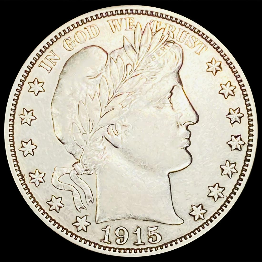1915-S Barber Half Dollar CLOSELY UNCIRCULATED (1 of 2)