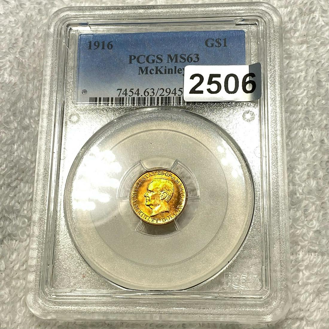 1916 McKinley Gold $1 PCGS - MS63 (1 of 2)