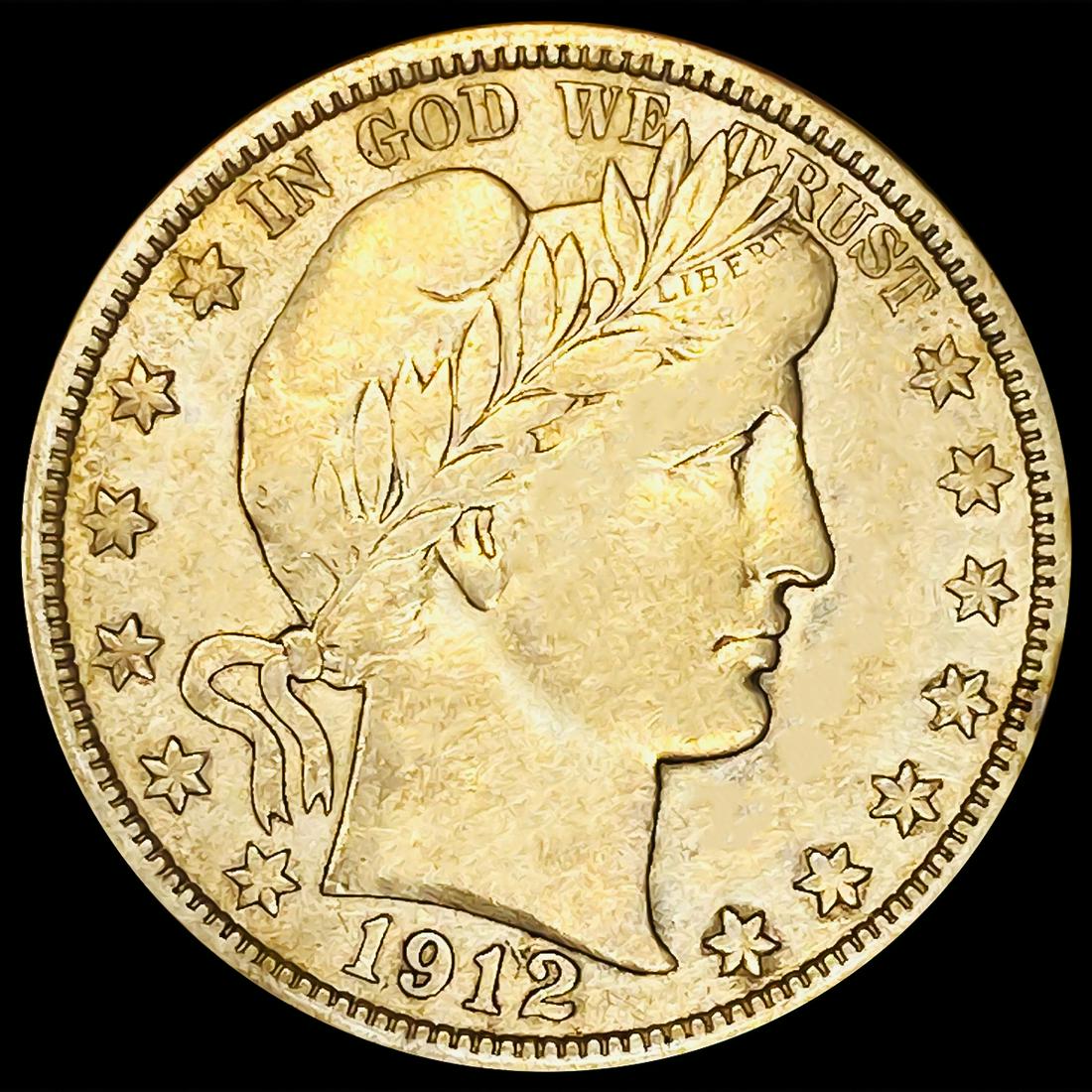 1912-S Barber Half Dollar ABOUT UNCIRCULATED (1 of 2)
