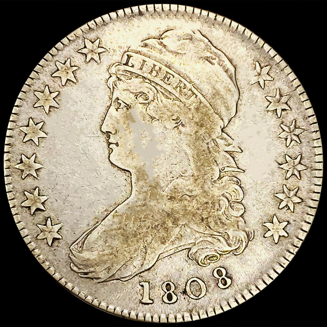1808 Capped Bust Half Dollar LIGHTLY CIRCULATED (1 of 2)