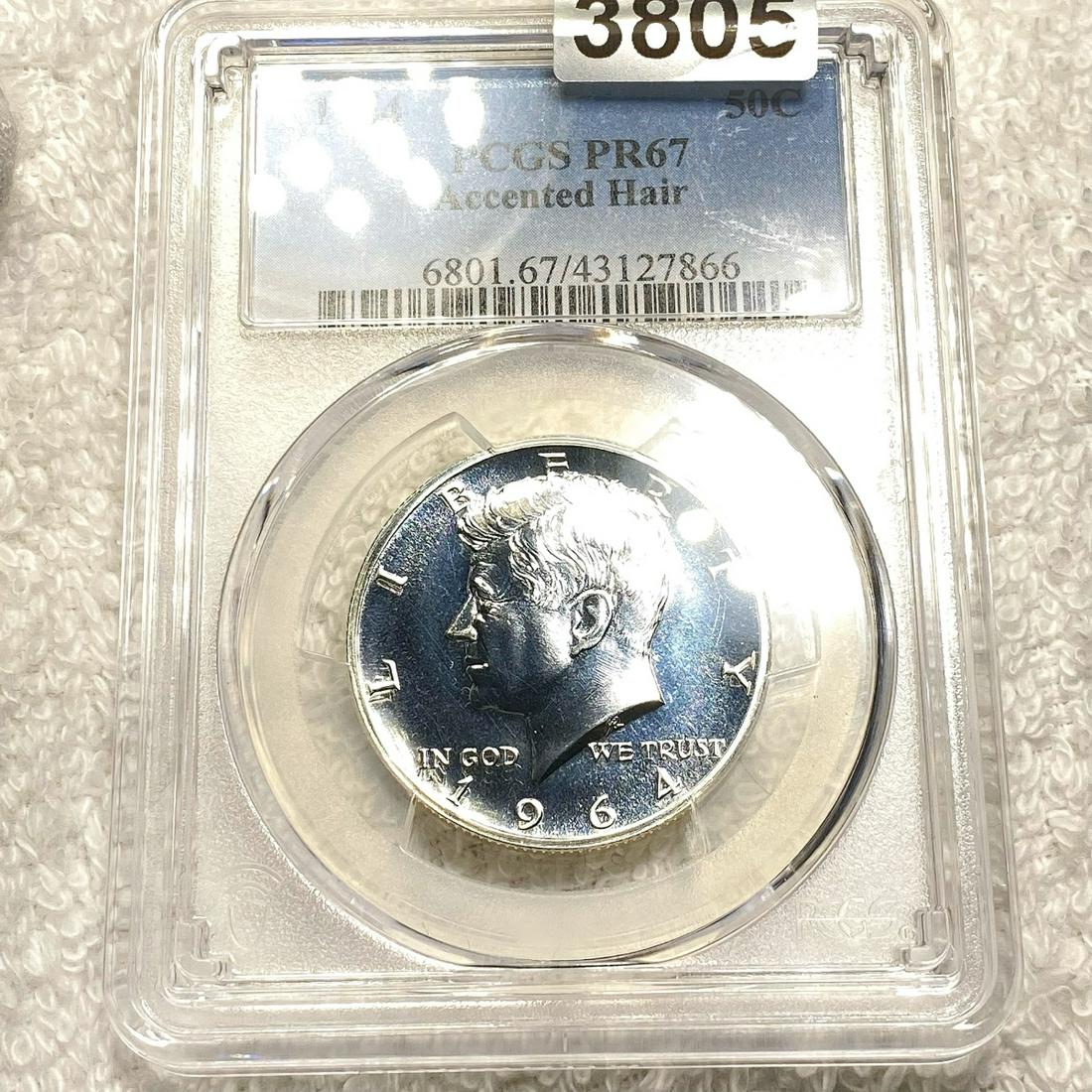 1964 Kennedy Half Dollar PCGS - PR67 Accented (1 of 2)