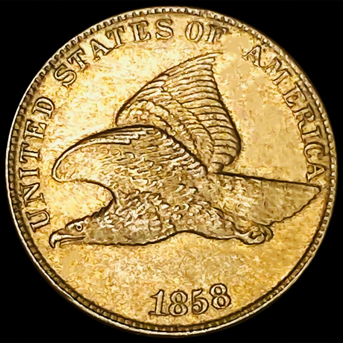 1858 Flying Eagle Cent UNCIRCULATED (1 of 2)