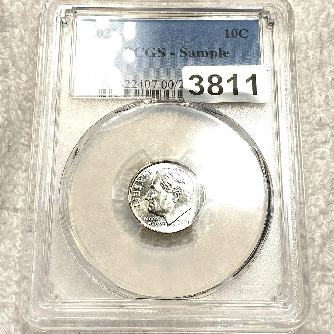 2021-P Roosevelt Dime PCGS - Sample (1 of 2)