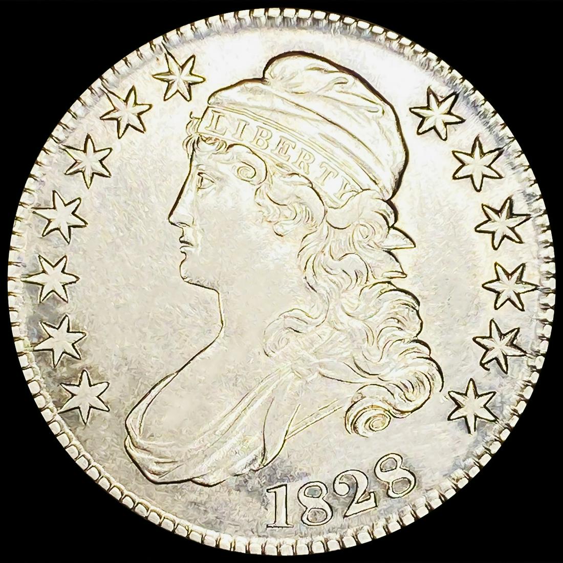 1828 Capped Bust Half Dollar CLOSELY UNCIRCULATED (1 of 2)
