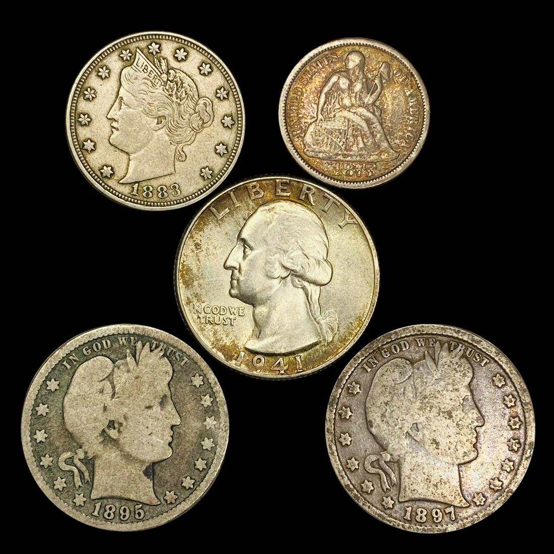 x5 Misc Coins NICELY CIRCULATED (1 of 2)