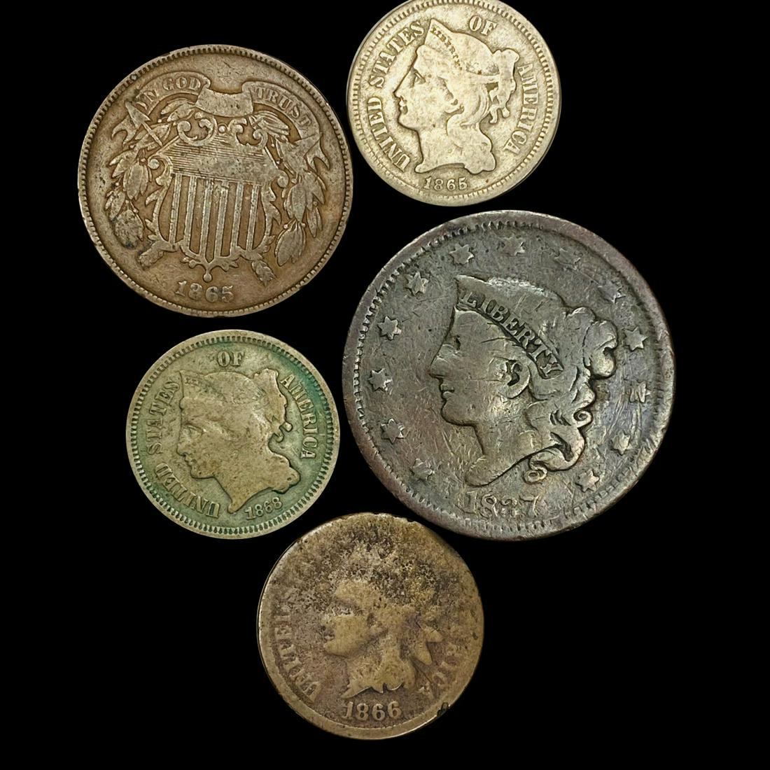 x5 Misc Coins NICELY CIRCULATED (1 of 2)