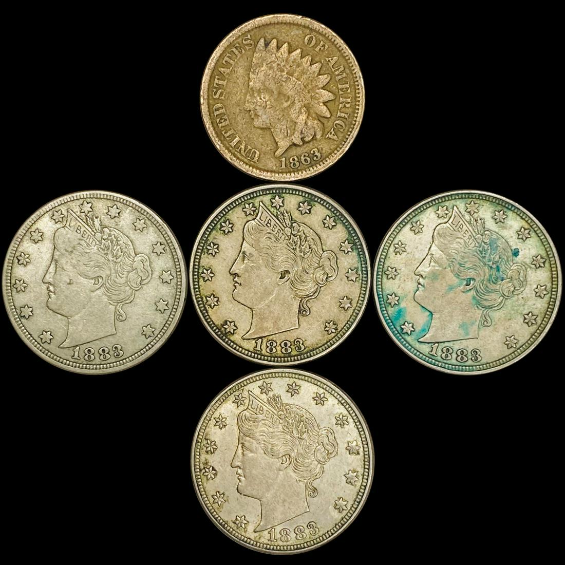 x5 Misc Coins NICELY CIRCULATED (1 of 2)