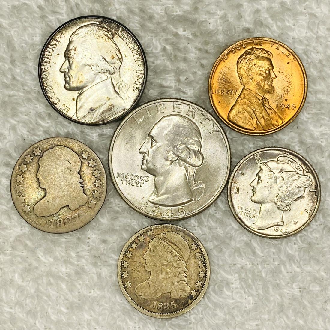 x6 Misc Coins UNCIRCULATED (1 of 2)