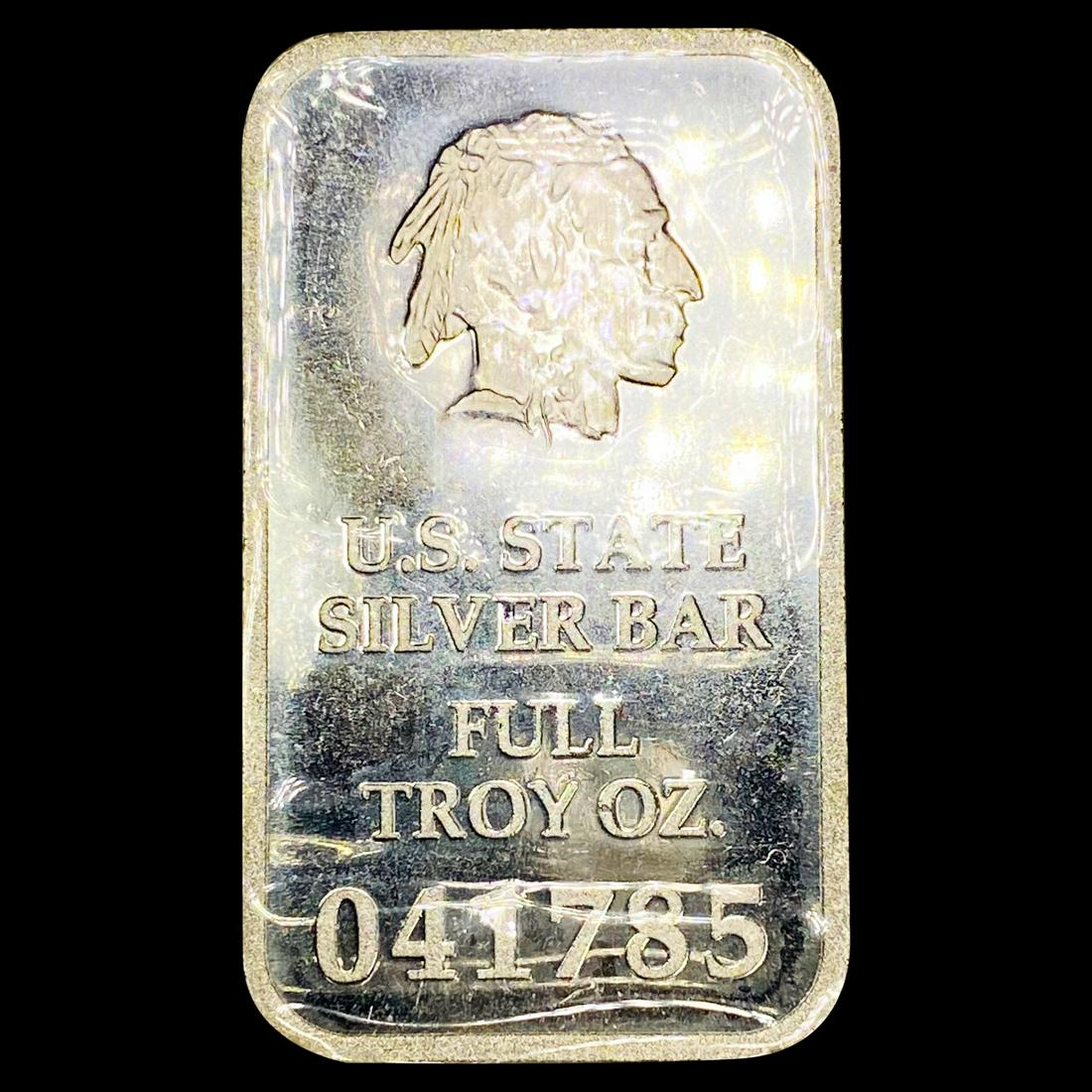 Texas Buffalo 1oz Silver Bar UNCIRCULATED (1 of 2)