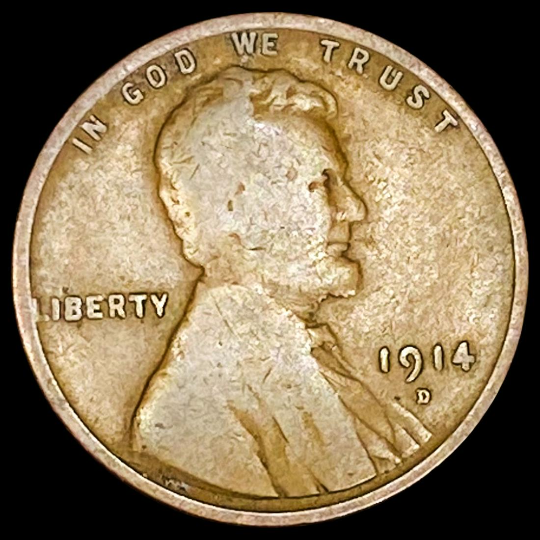 1914-D Wheat Cent LIGHTLY CIRCULATED (1 of 2)