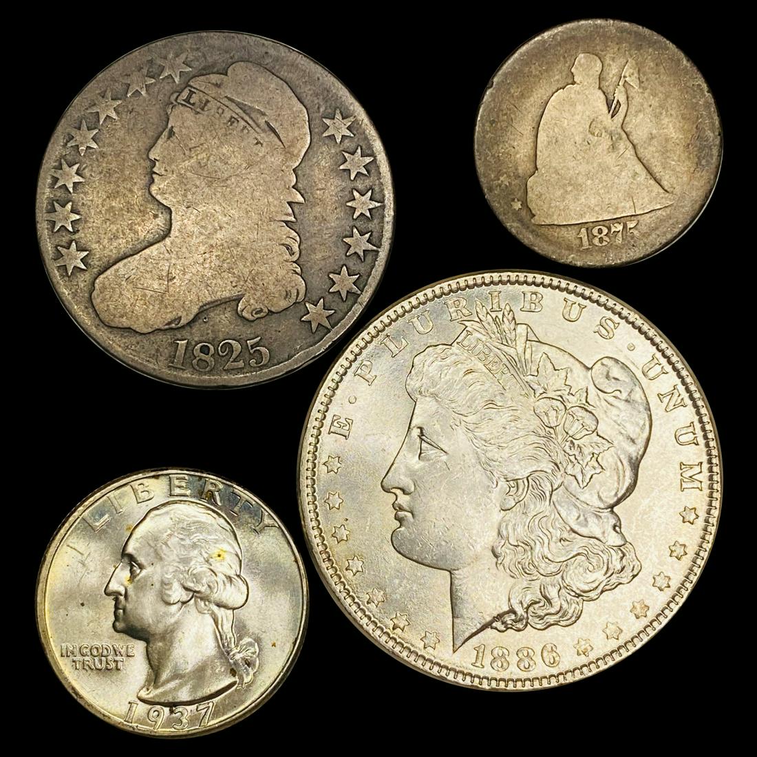 x4 Misc Coins NICELY CIRCULATED (1 of 2)