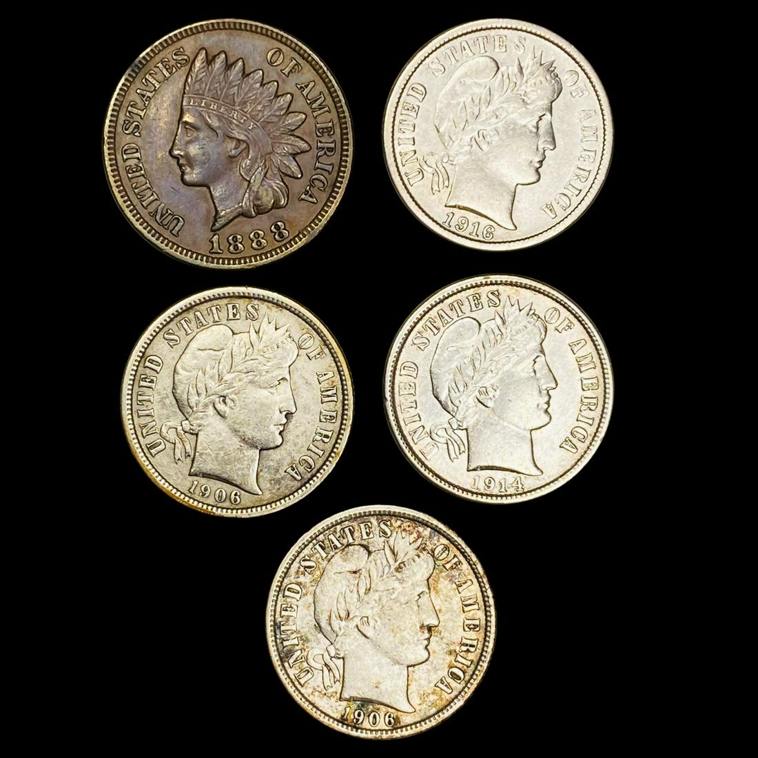 x5 Misc Coins UNCIRCULATED (1 of 2)