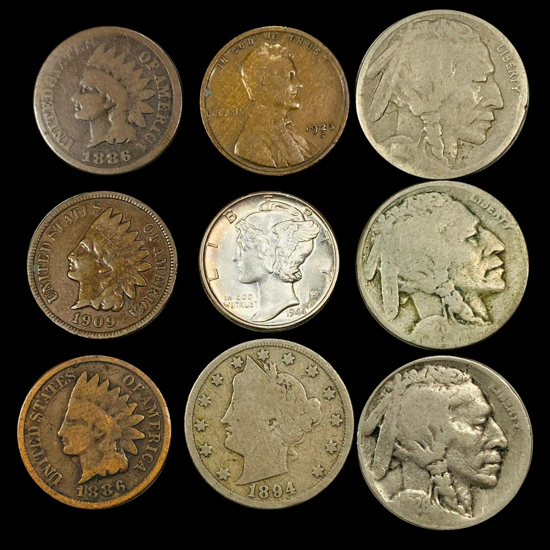 x9 Misc Coins NICELY CIRCULATED (1 of 2)