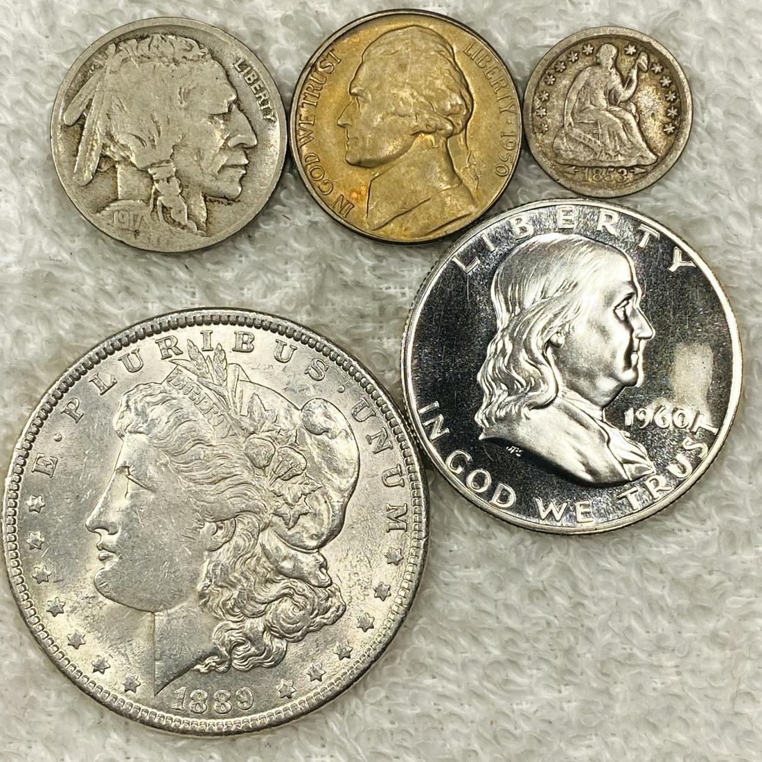 x5 Misc Coins NEARLY UNCIRCULATED (1 of 2)