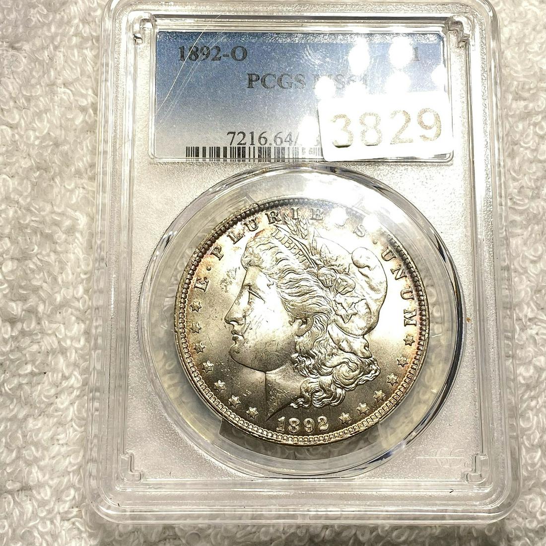 1892-O Morgan Silver Dollar PCGS - MS64 (1 of 2)