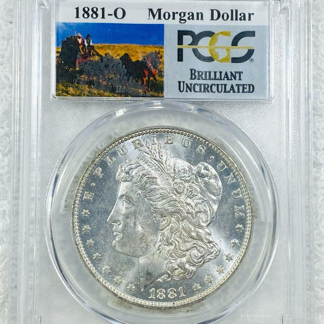 1881-O Morgan Silver Dollar PCGS - BU (1 of 2)