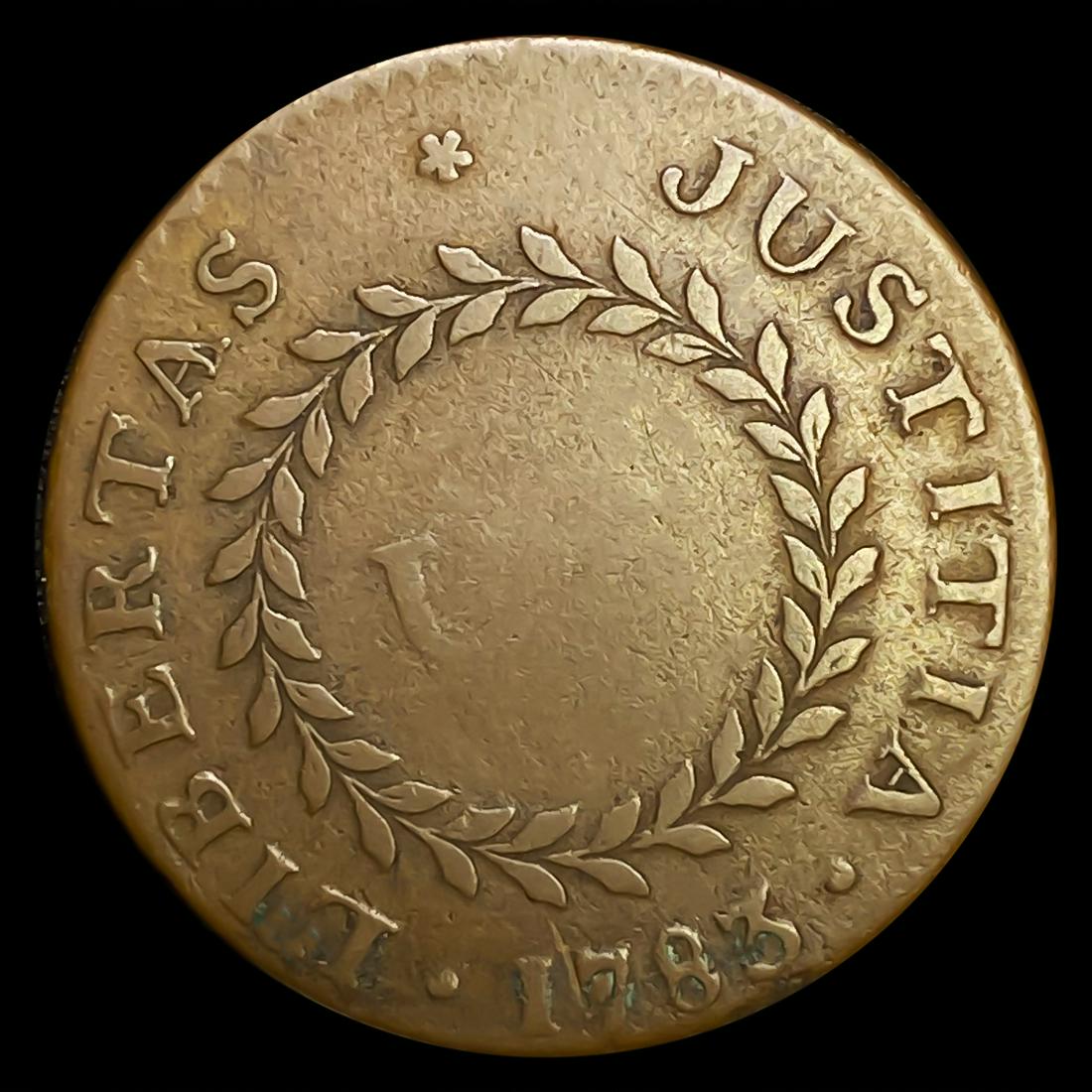 1783 Colonial Nova, Pointed Rays, Small US ABOUT (1 of 2)