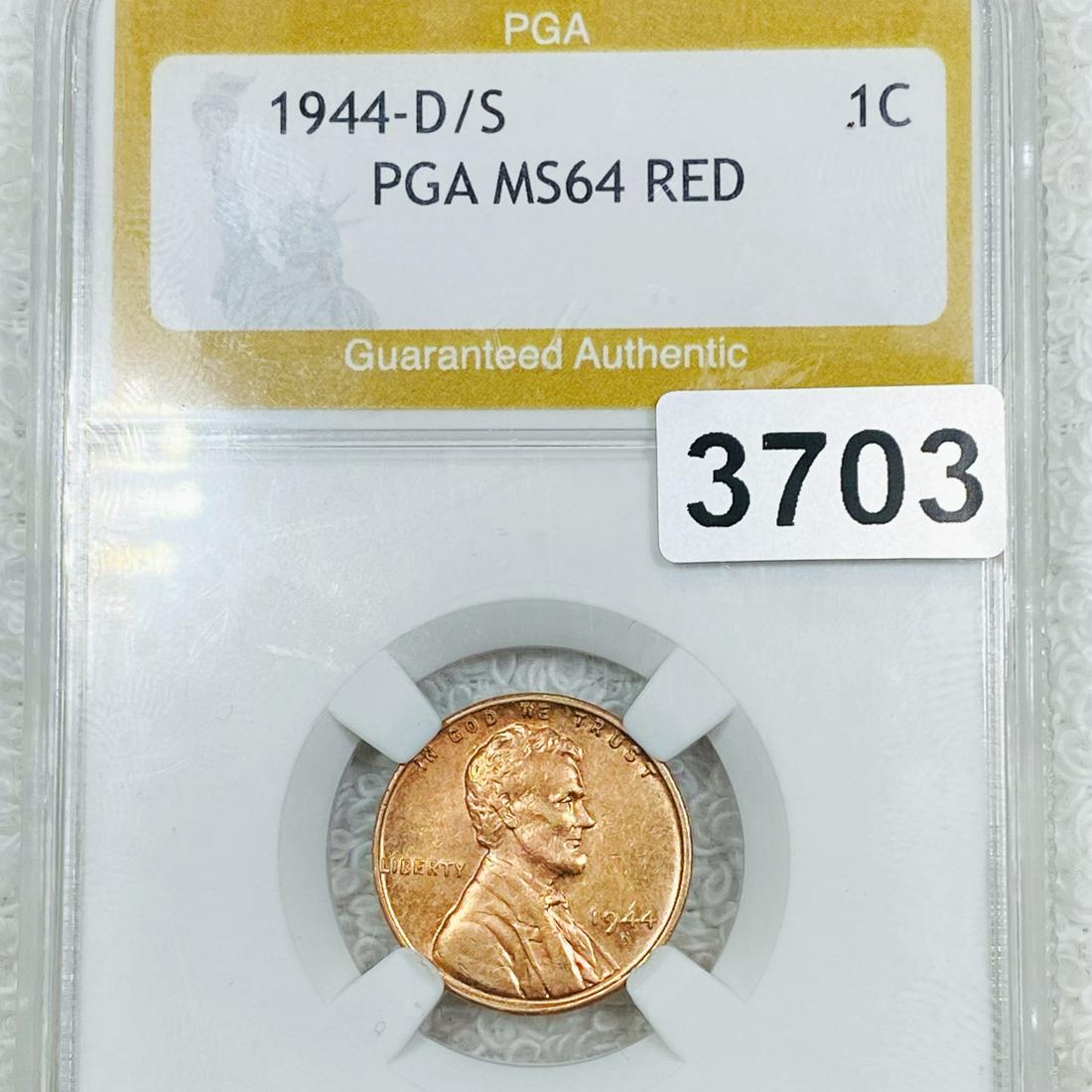 1944-D/S Wheat Cent PGA - MS64 RED (1 of 2)