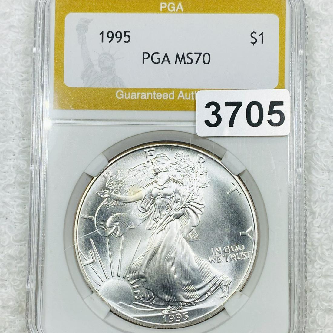 1995 Silver Eagle Dollar PGA - MS70 (1 of 2)