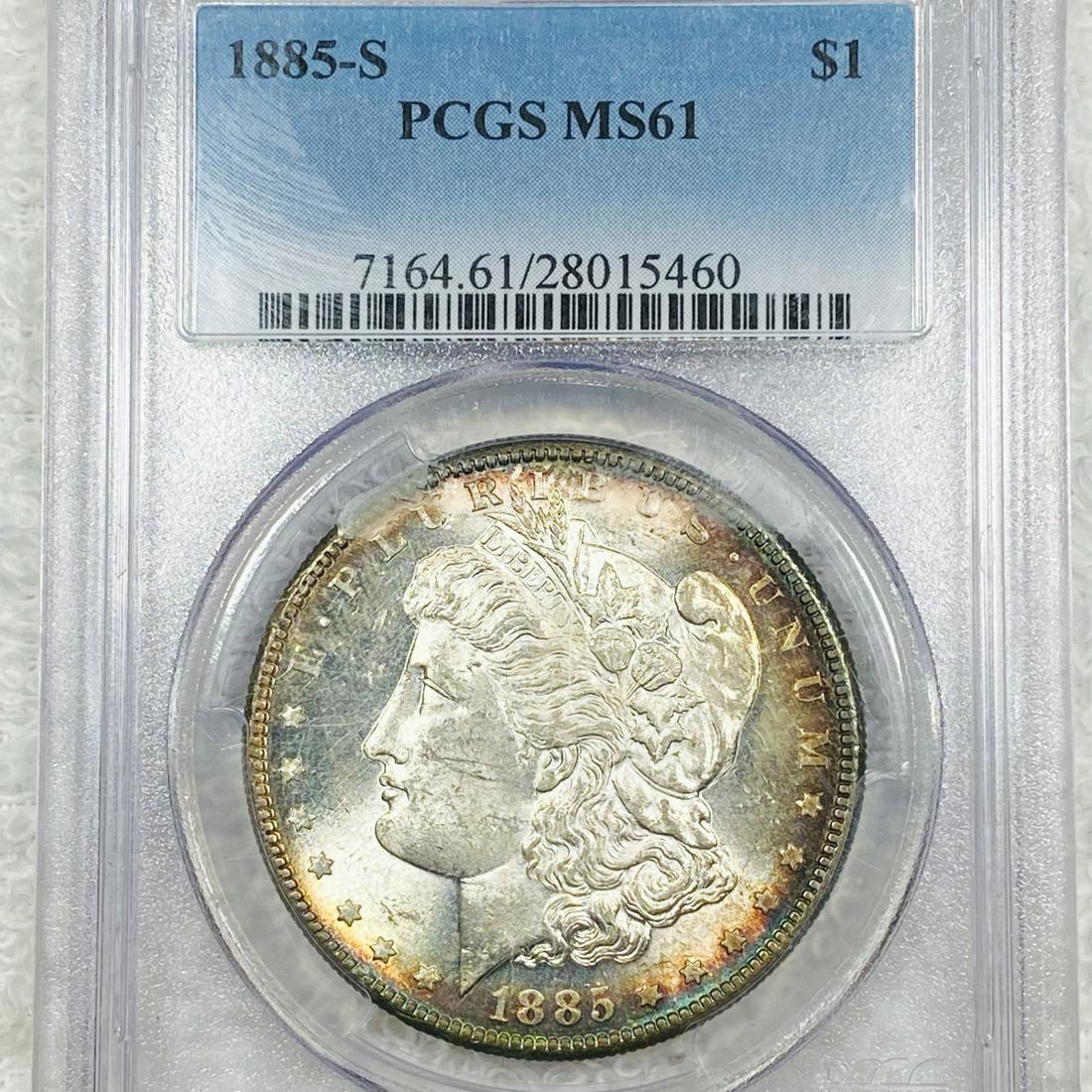 1885-S Morgan Silver Dollar PCGS - MS61 (1 of 2)