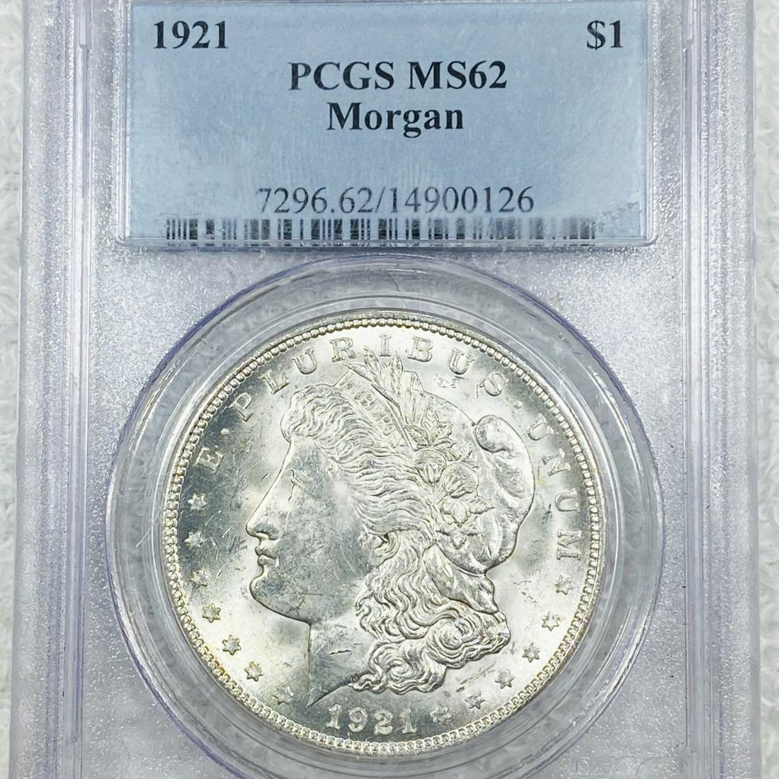 1921 Morgan Silver Dollar PCGS - MS62 (1 of 2)