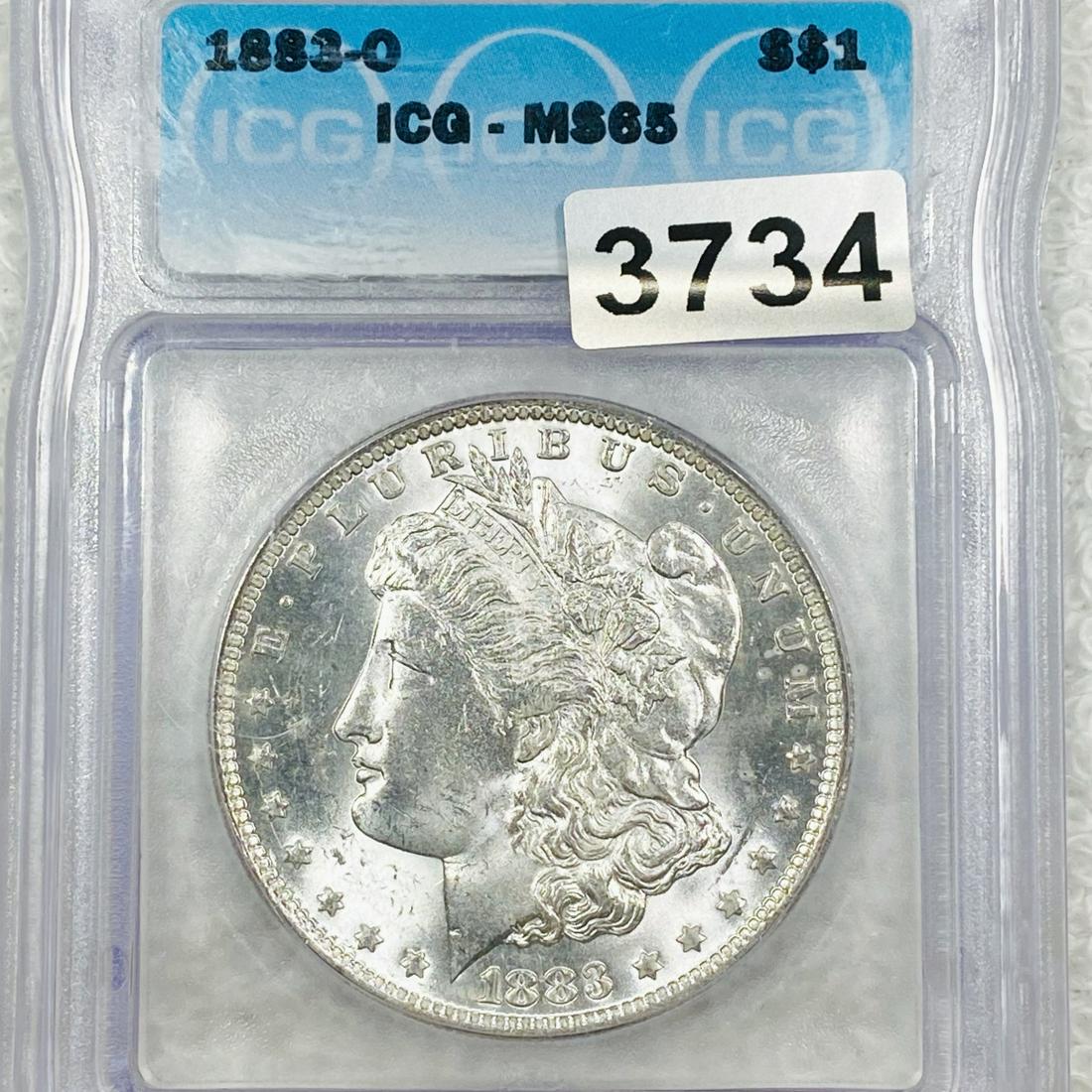 1883-O Morgan Silver Dollar ICG - MS65 (1 of 2)
