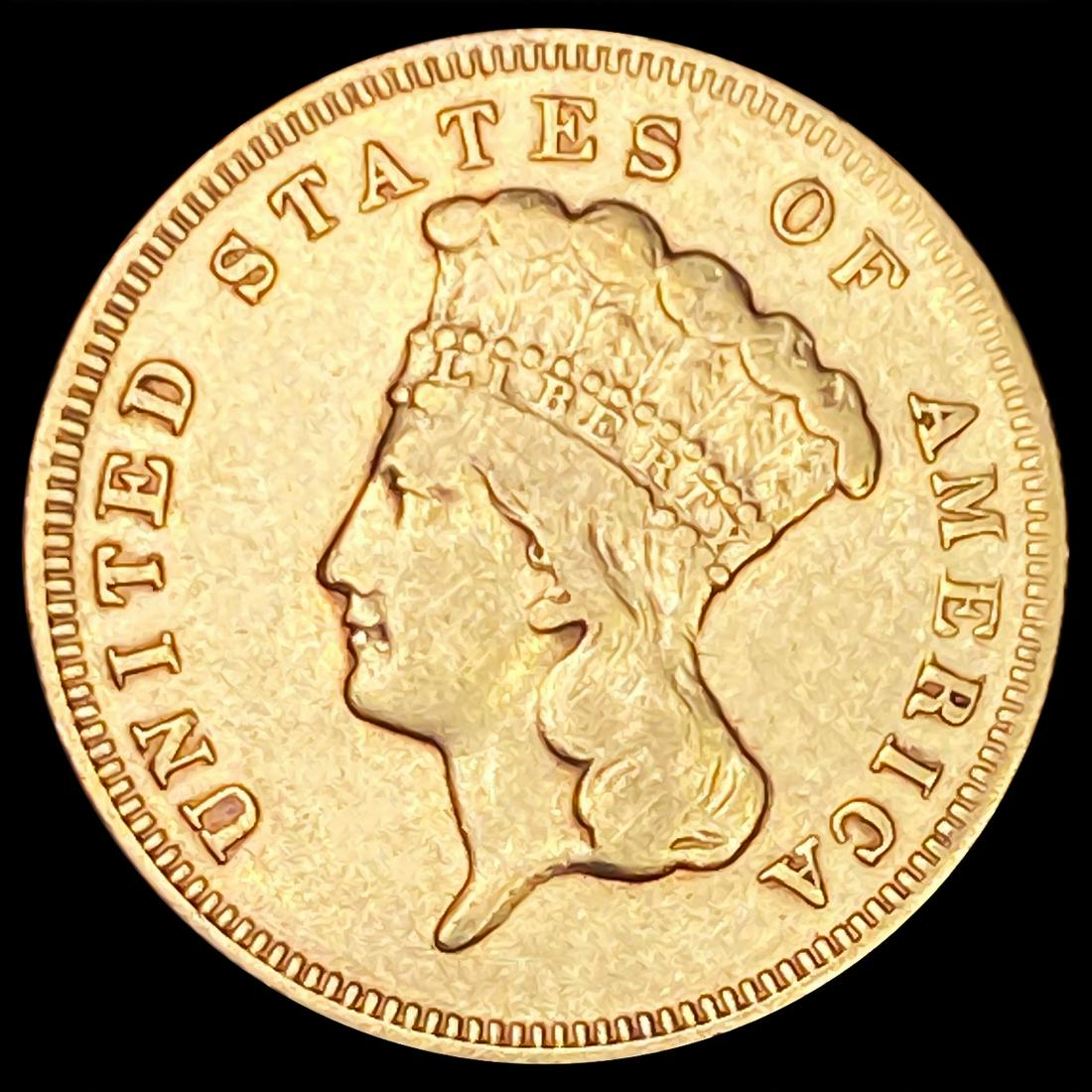 1878 $3 Gold Piece ABOUT UNCIRCULATED (1 of 2)