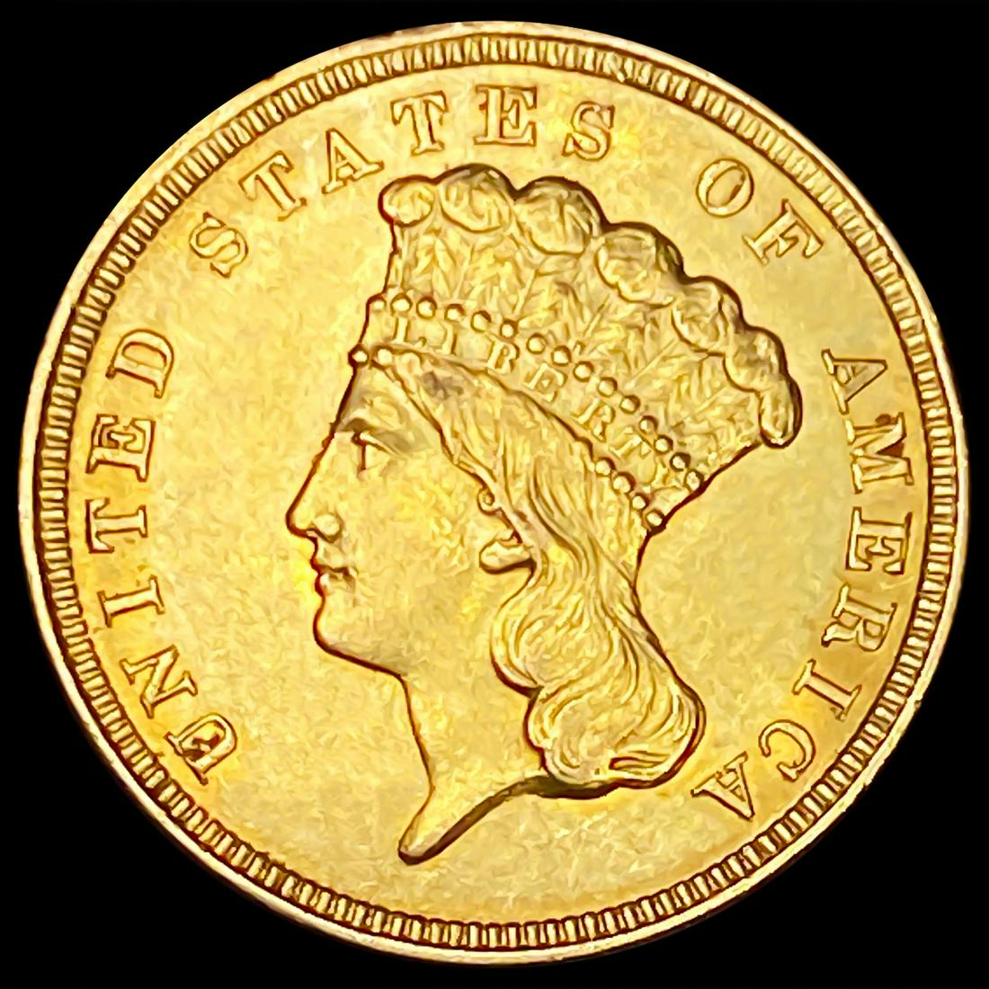 1854 $3 Gold Piece UNCIRCULATED (1 of 2)