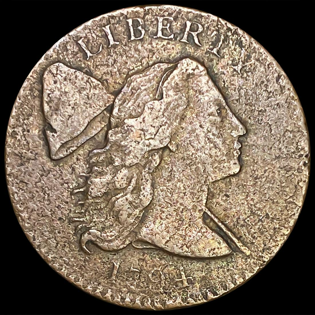 1794 Liberty Cap Large Cent ABOUT UNCIRCULATED (1 of 2)