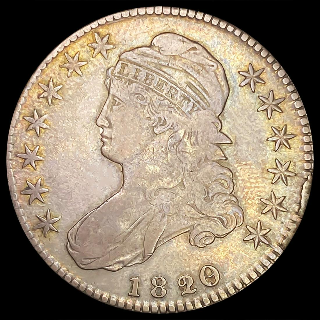 1820/19 Capped Bust Half Dollar LIGHTLY (1 of 2)