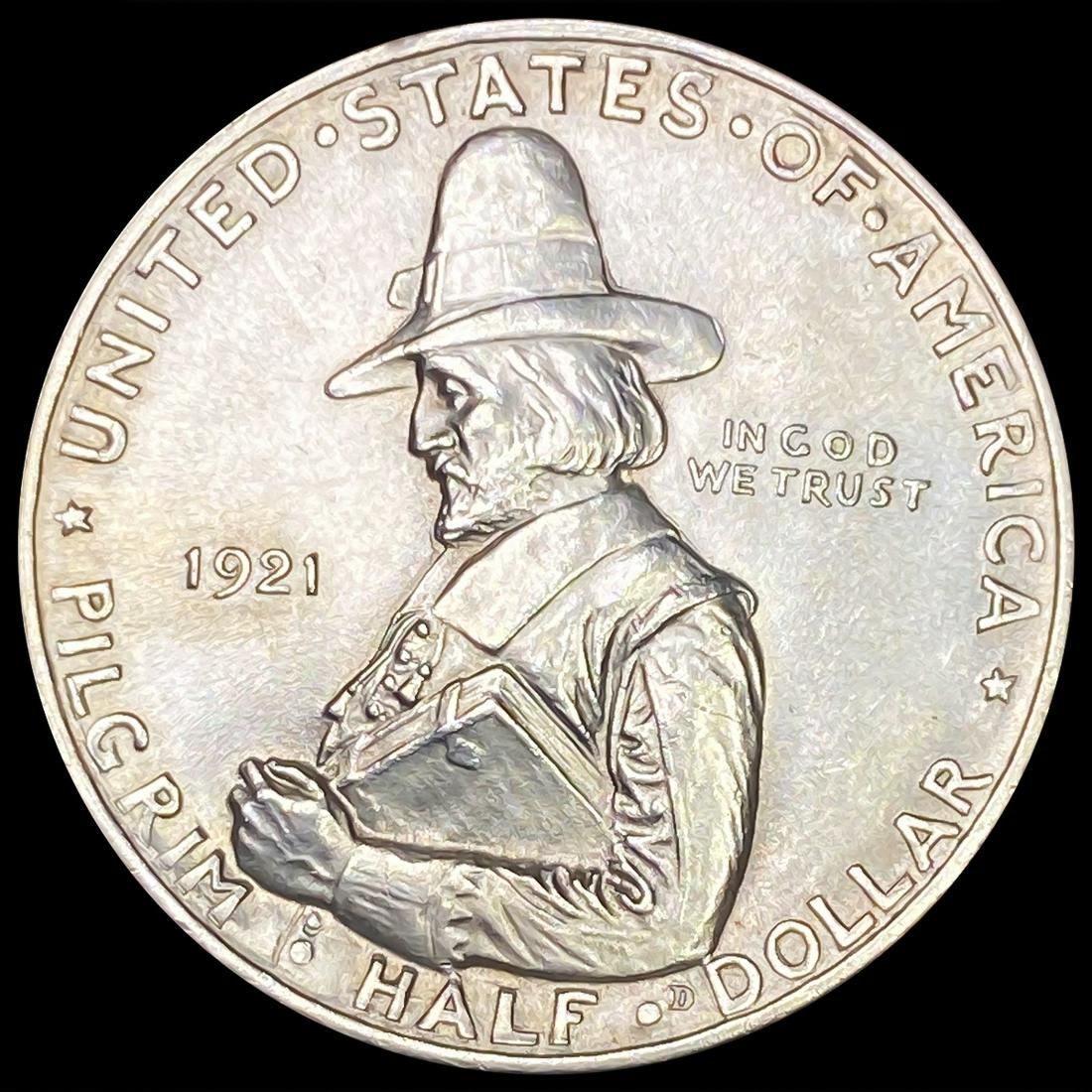 1921 Pilgrim Half Dollar UNCIRCULATED (1 of 2)
