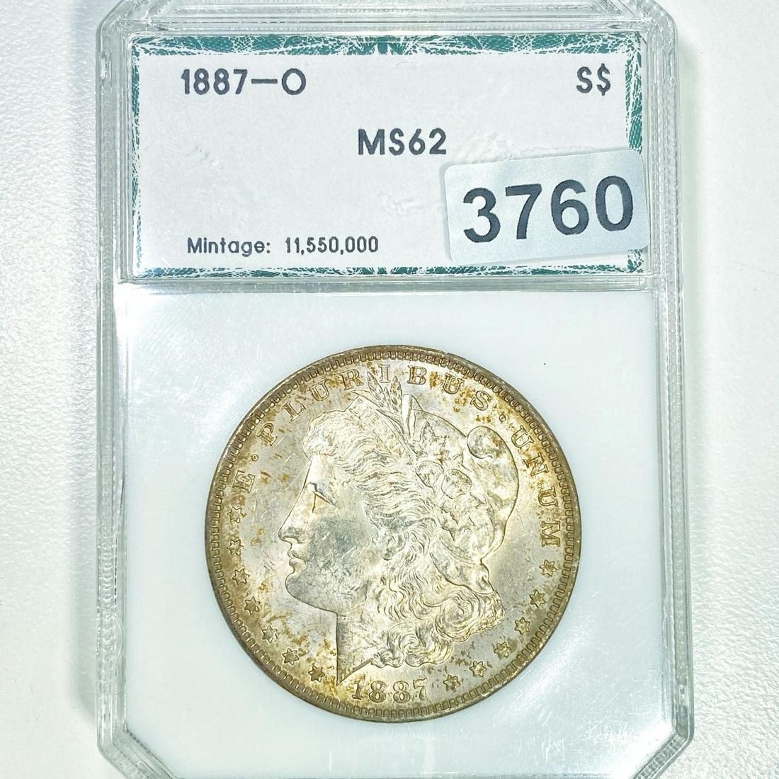 1887-O Morgan Silver Dollar PCI - MS62 (1 of 2)