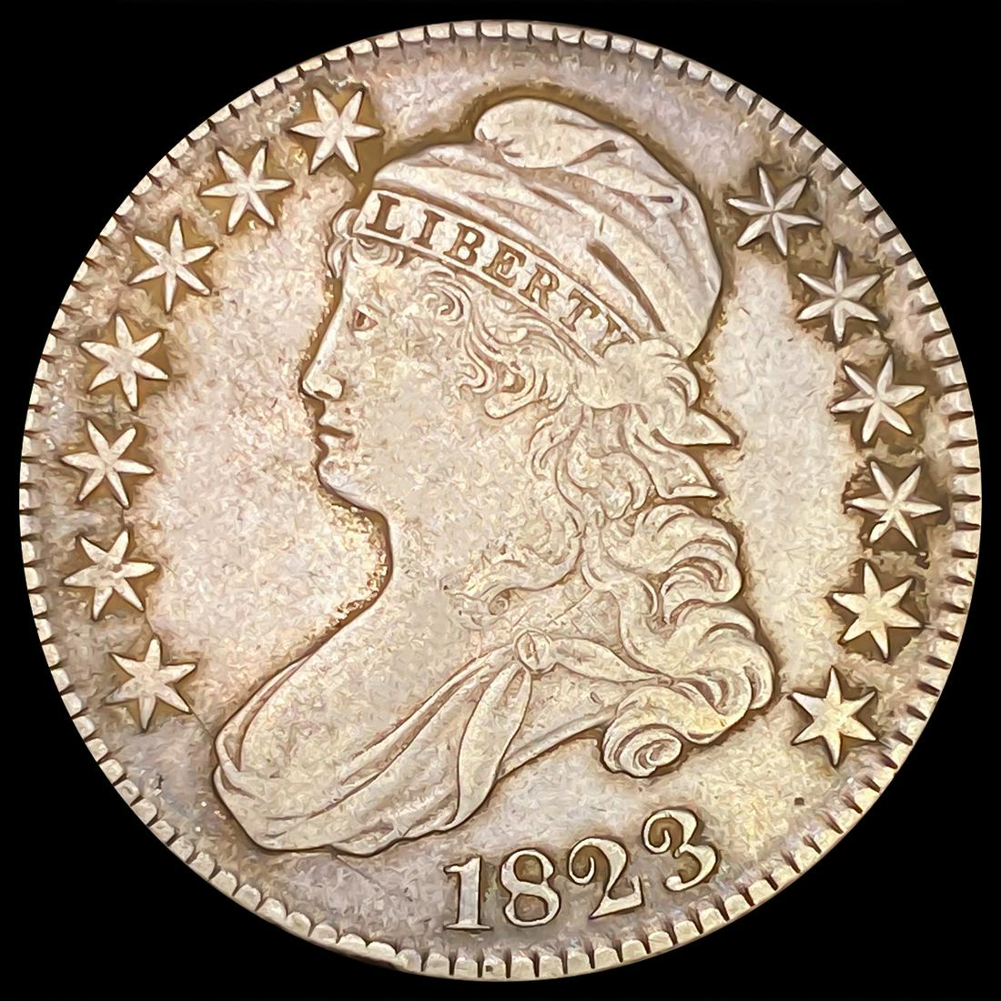 1823 Capped Bust Half Dollar LIGHTLY CIRCULATED (1 of 2)