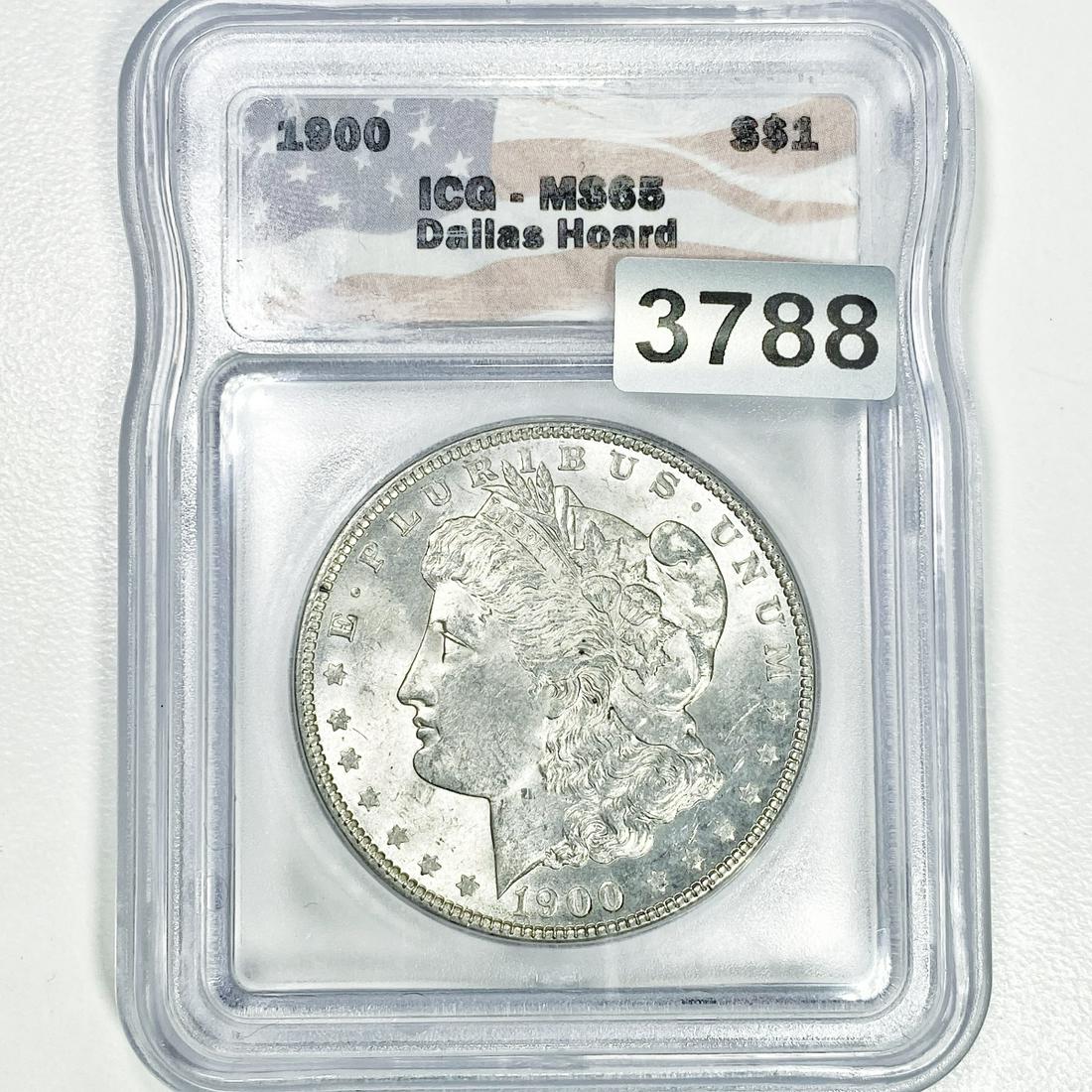 1900 Dallas Hoard Morgan Silver Dollar ICG - MS65 (1 of 2)
