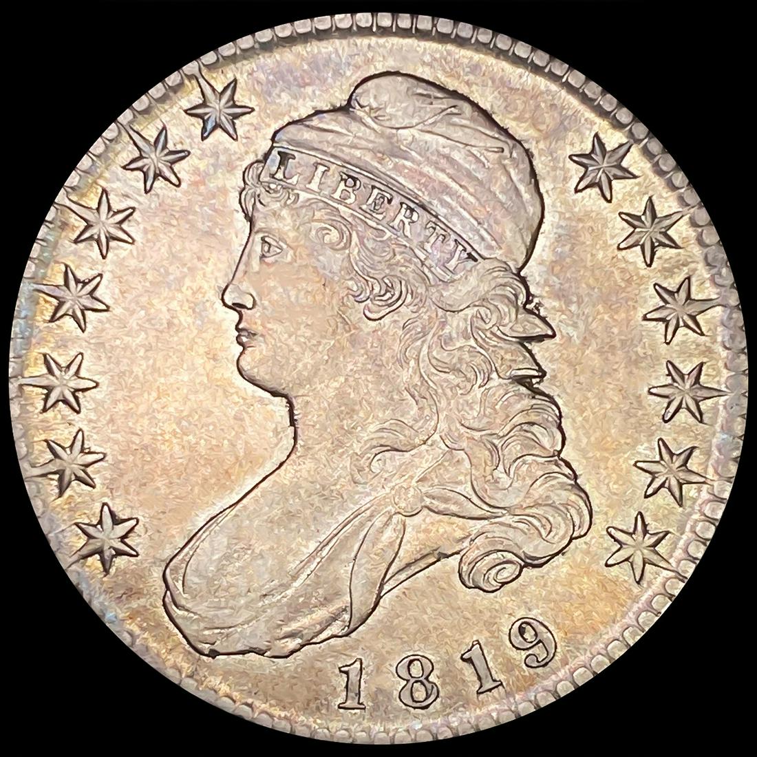 1819 Capped Bust Half Dollar NEARLY UNCIRCULATED (1 of 2)