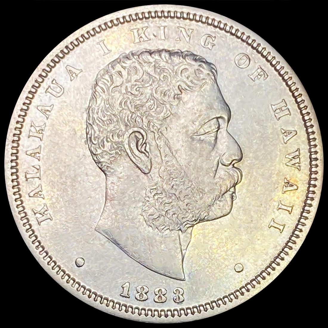 1883 Kingdom of Hawaii Half Dollar CLOSELY (1 of 2)