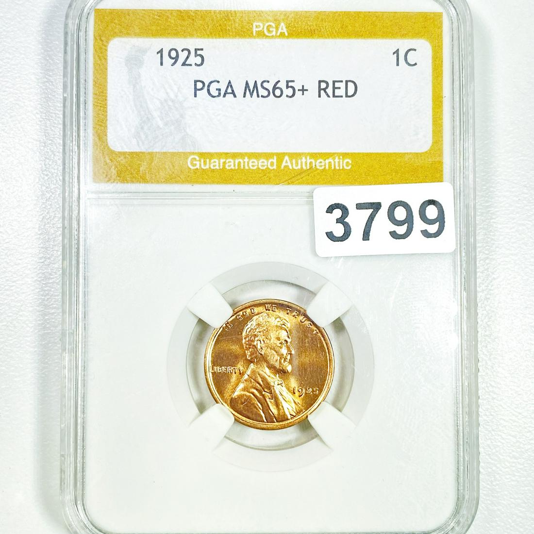 1925 Wheat Cent PGA - MS65+ RED (1 of 2)