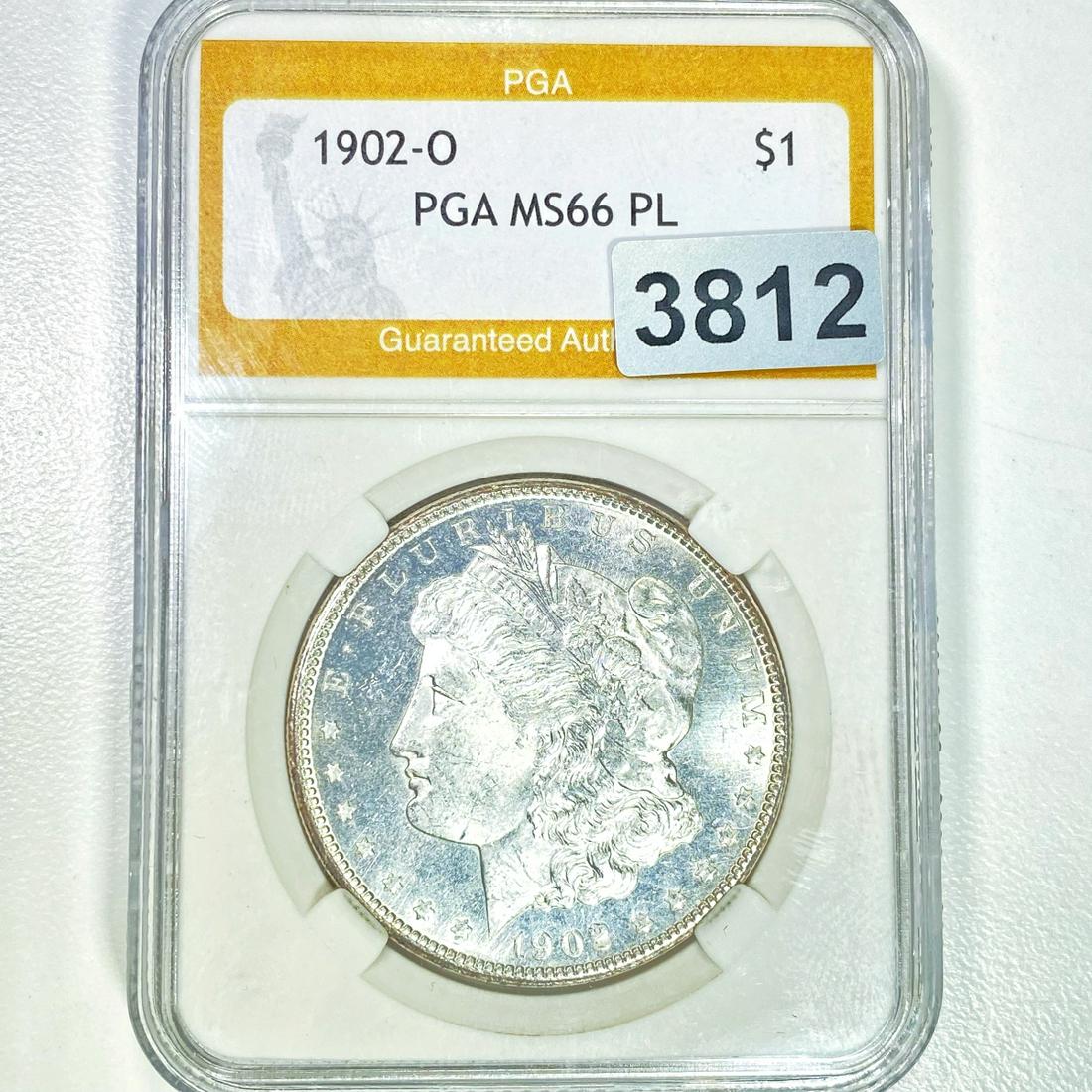 1902-O Morgan Silver Dollar PGA - MS66 PL (1 of 2)