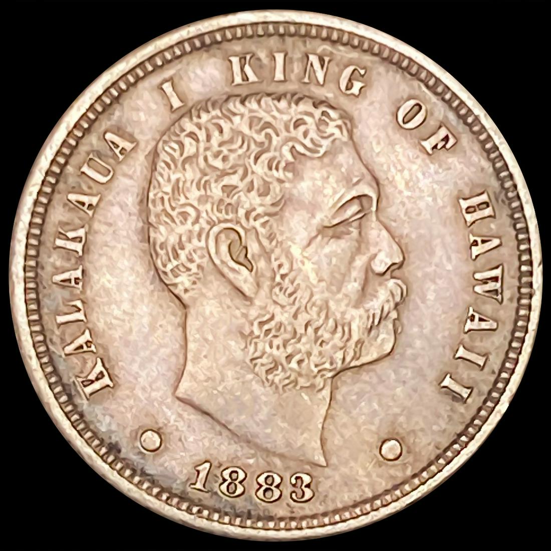 1883 Kingdom of Hawaii Dime CLOSELY UNCIRCULATED (1 of 2)