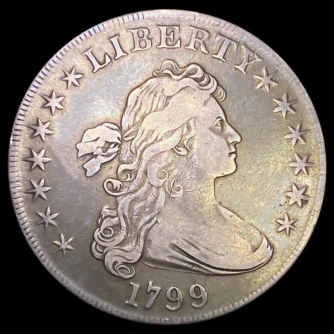1799 Draped Bust Dollar ABOUT UNCIRCULATED (1 of 2)