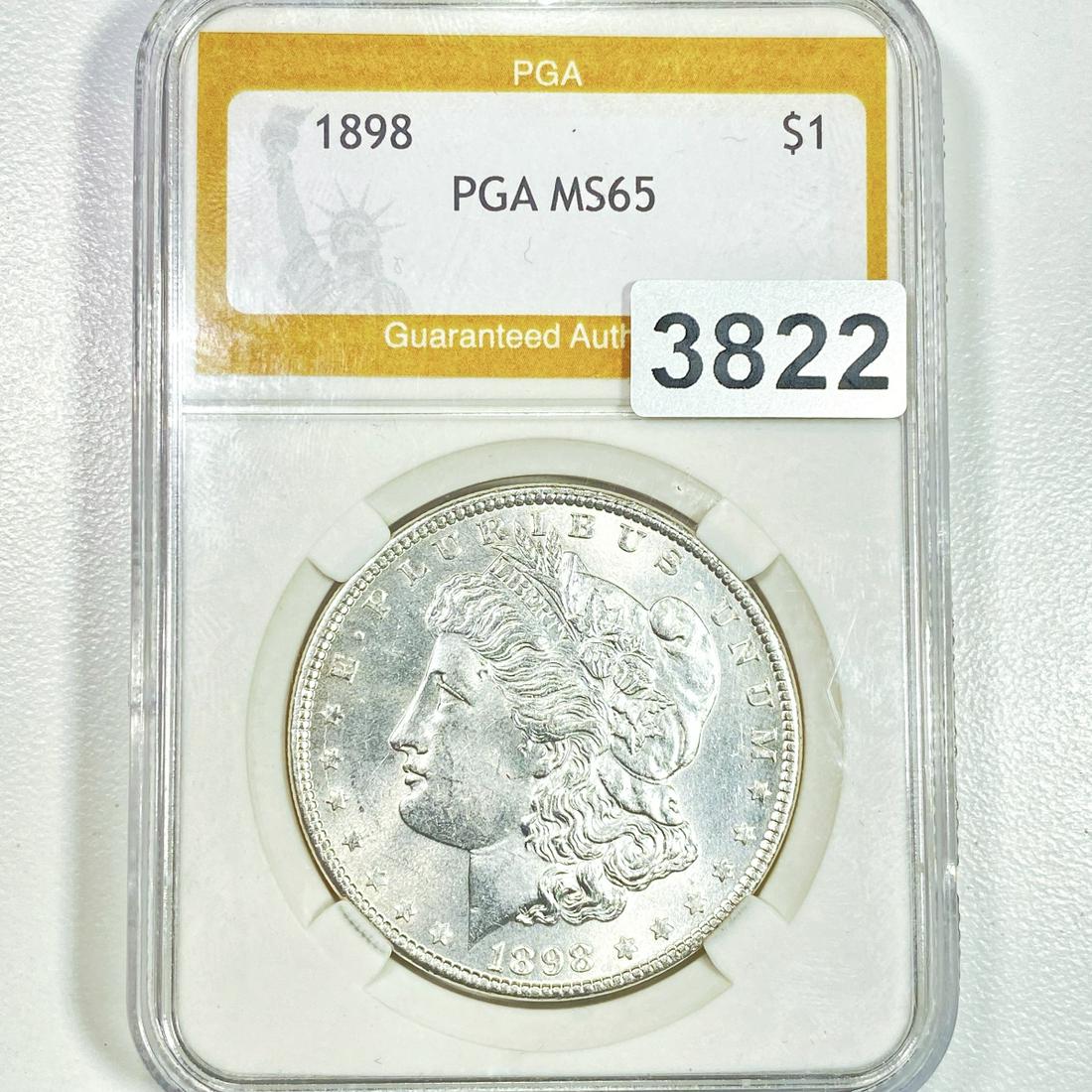 1898 Morgan Silver Dollar PGA - MS65 (1 of 2)