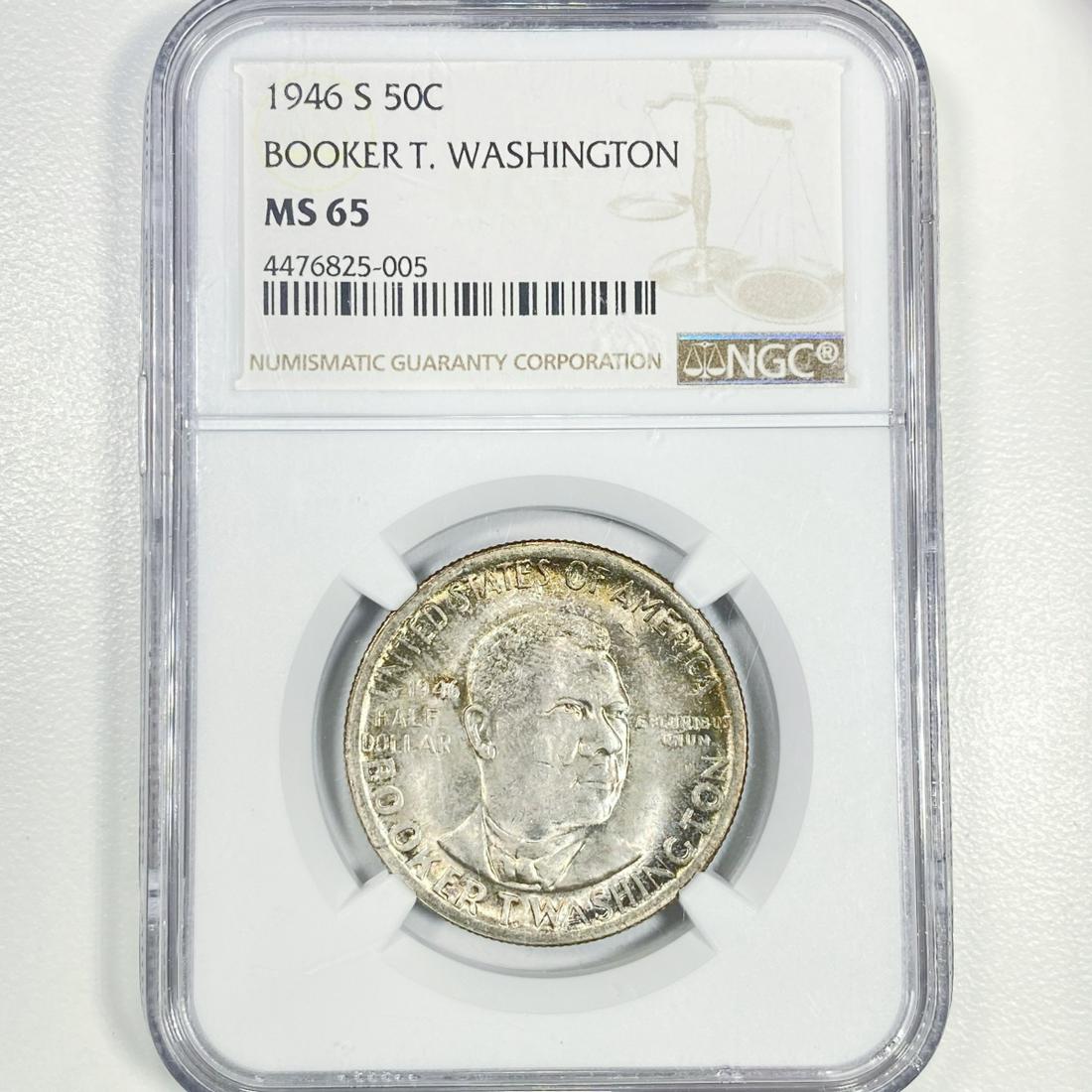 1946-S Booker T Half Dollar NGC - MS65 (1 of 2)