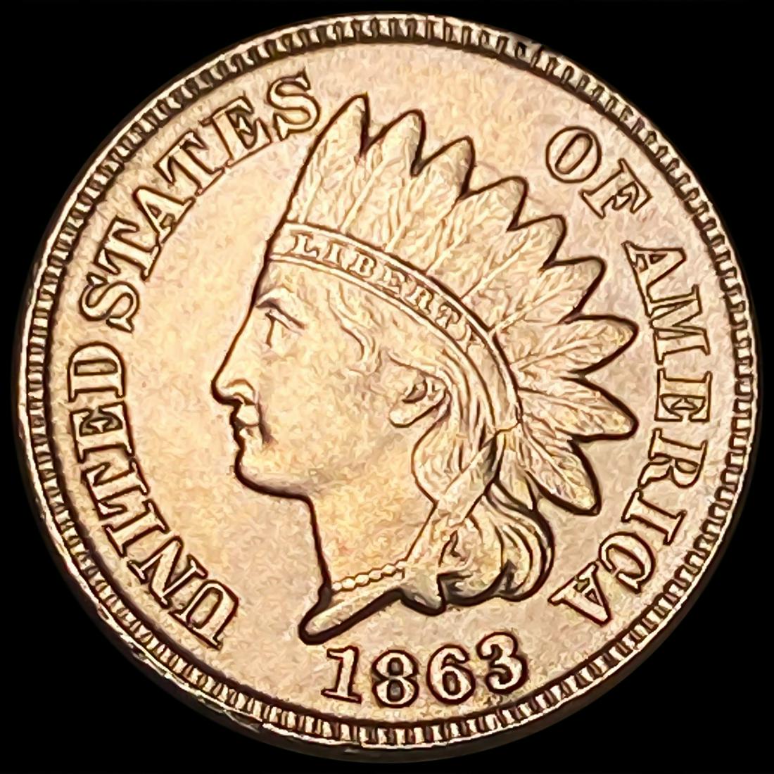 1863 Indian Head Cent UNCIRCULATED (1 of 2)