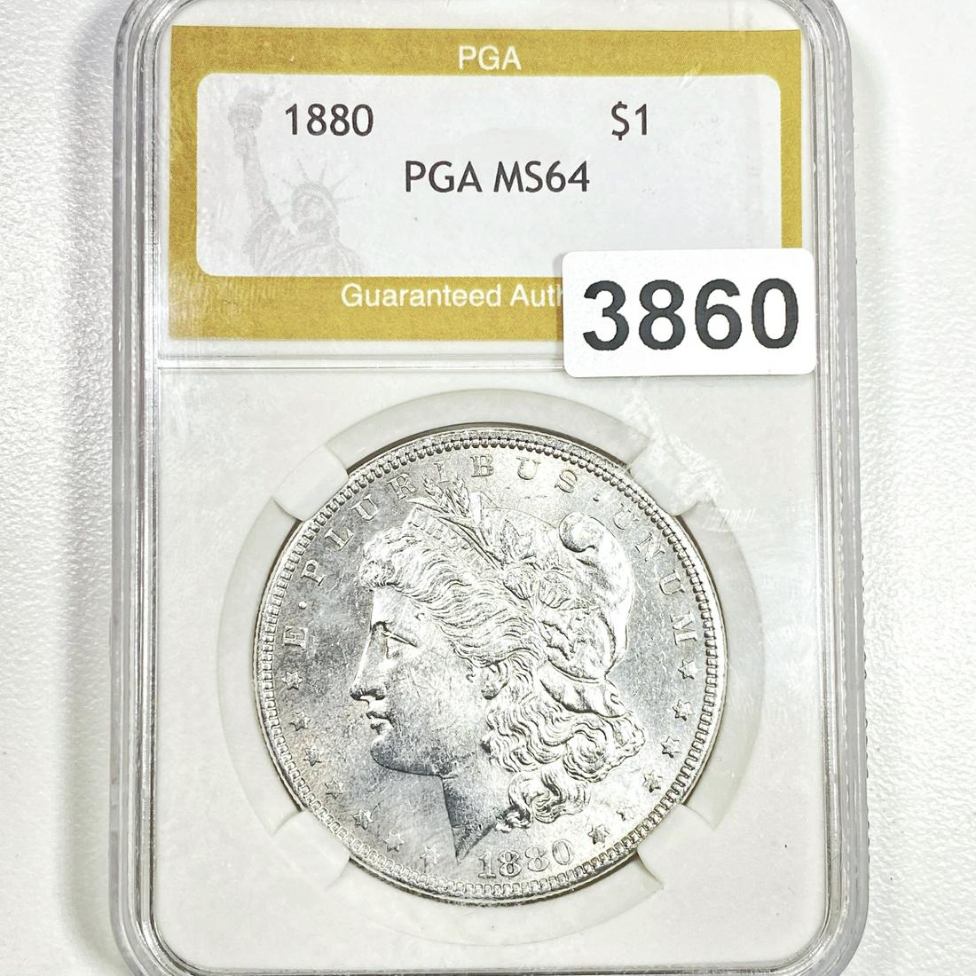 1880 Morgan Silver Dollar PGA - MS64 (1 of 2)