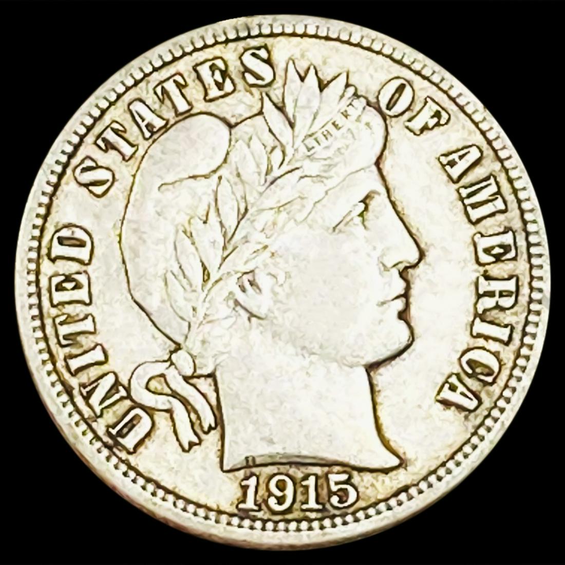 1915 Barber Dime ABOUT UNCIRCULATED (1 of 2)