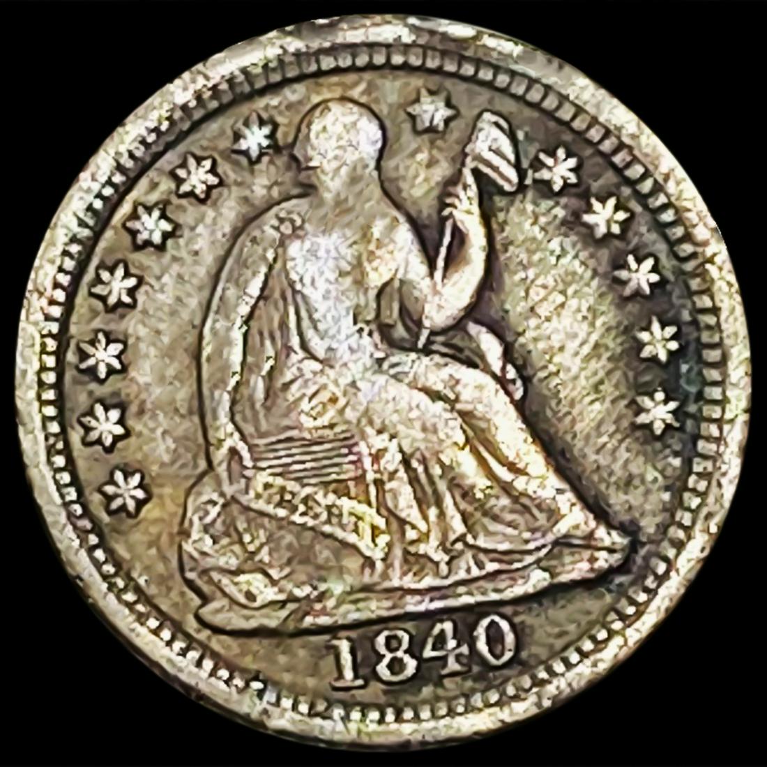 1840-O Seated Liberty Half Dime LIGHTLY (1 of 2)