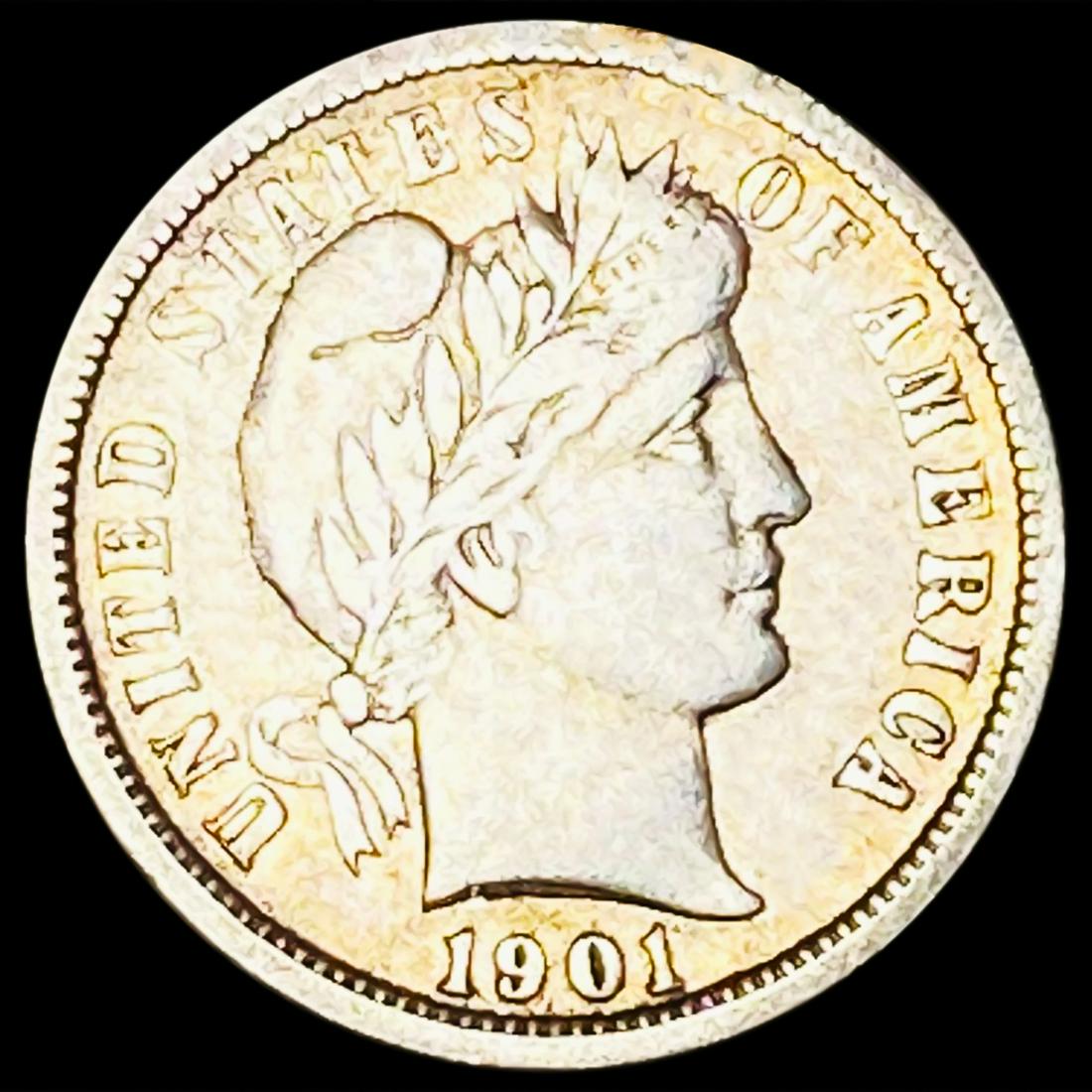 1901-O Barber Dime LIGHTLY CIRCULATED (1 of 2)